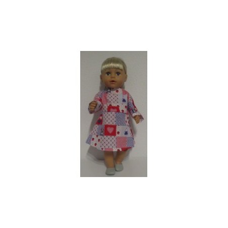 jurk konijnen baby born 43cm