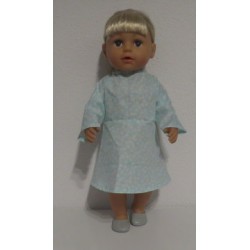 jurk mint bloemen baby born 43cm