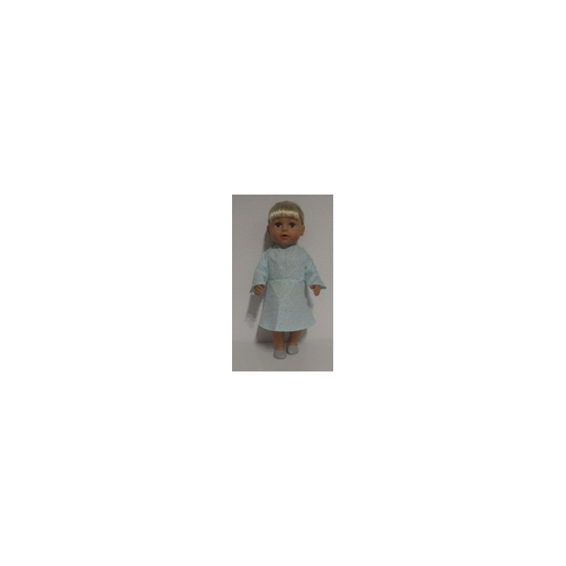 jurk mint bloemen baby born 43cm