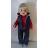 stoer setje bruin bloemen baby born 43cm