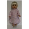 jurk roze met hartjes baby born 43cm