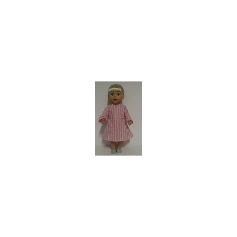 jurk roze gestreept baby born 43cm