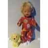 broek setje rood engel baby born 43cm