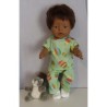 broek setje groen appels baby born 43cm
