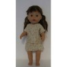 rok setje bruin roosjes baby born 43cm