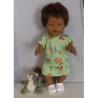 rok setje groen met appels baby born 43cm