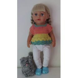 gehaakt setje baby born  43cm
