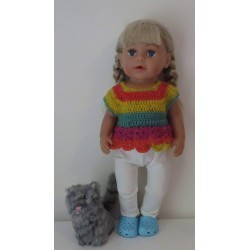gehaakt setje baby born  43cm