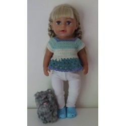 gehaakt setje baby born  43cm