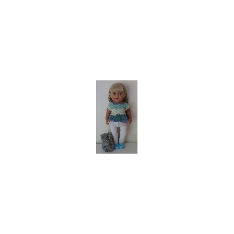 gehaakt setje baby born  43cm