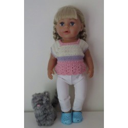 gehaakt setje baby born  43cm