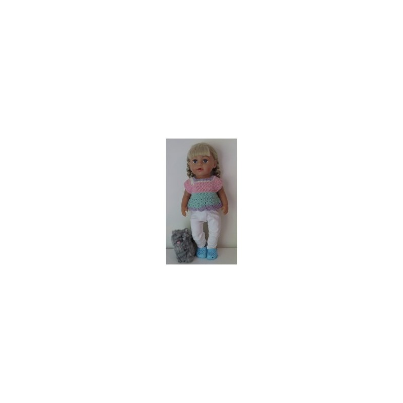 gehaakt setje baby born  43cm