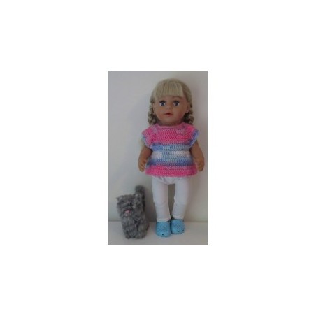 gehaakt setje baby born  43cm