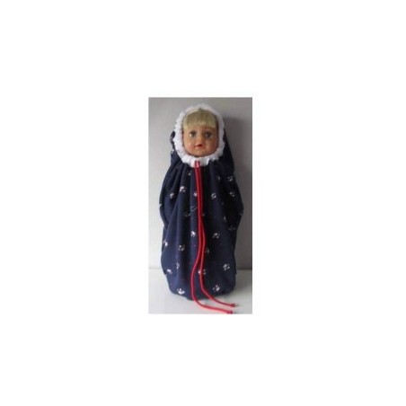 mummyzak blauw konijnen baby born 43cm