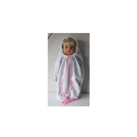 mummyzak blauw baby born 43cm