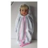 mummyzak blauw baby born 43cm