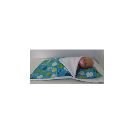 campingslaapzak blauw baby born 43cm