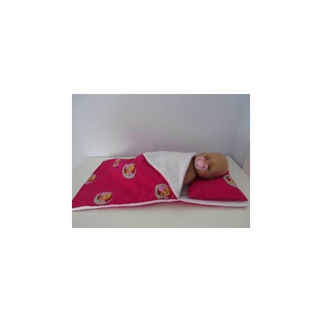 campingslaapzak hard roze baby born 43cm