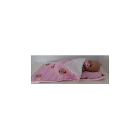 campingslaapzak roze baby born 43cm