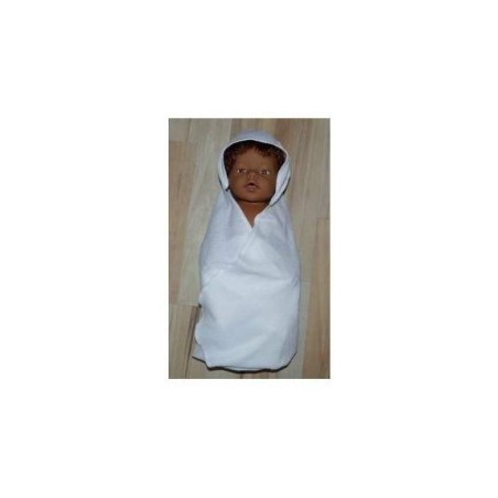 omslagdoek wit  baby born 43cm