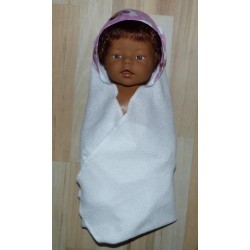 omslagdoek met dora winter baby born 43cm