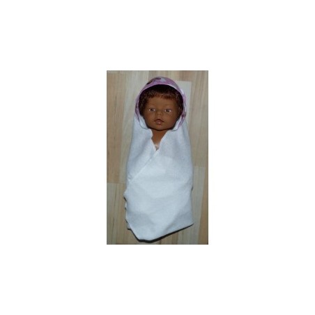 omslagdoek met dora winter baby born 43cm