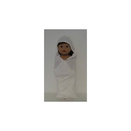 omslagdoek wit baby born 43cm