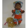 liefbroek setje mint dieren baby born 43cm