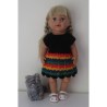 gehaakte jurk baby born 43cm