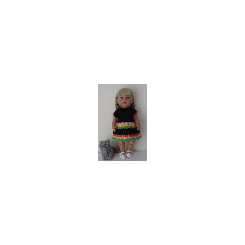 gehaakte jurk baby born 43cm