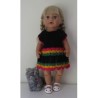 gehaakte jurk baby born 43cm