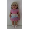 gehaakte jurk baby born 43cm