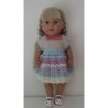 gehaakte jurk baby born 43cm