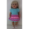 gehaakte jurk baby born 43cm