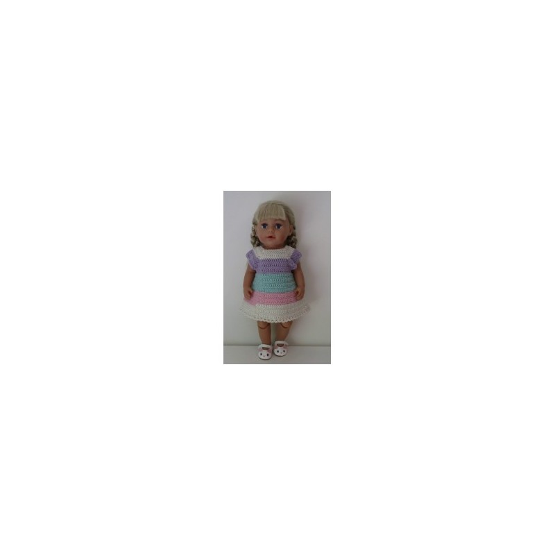 gehaakte jurk baby born 43cm