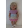 gehaakte jurk baby born 43cm
