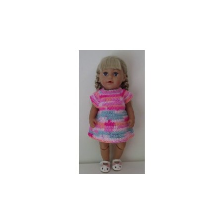 gehaakte jurk baby born 43cm