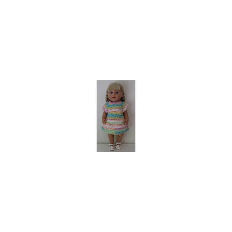 gehaakte jurk baby born 43cm