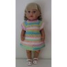 gehaakte jurk baby born 43cm