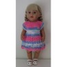 gehaakte jurk baby born 43cm