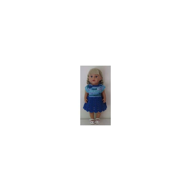 gehaakte jurk baby born 43cm