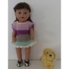 gehaakte jurk baby born 43cm