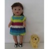 gehaakte jurk baby born 43cm