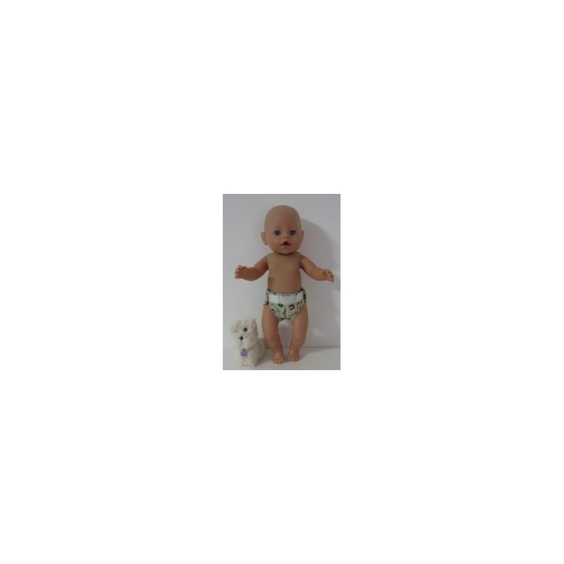 luier bewerkt baby born 43cm