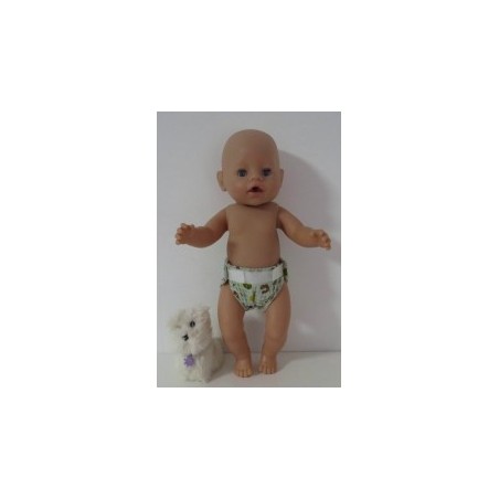luier bewerkt baby born 43cm