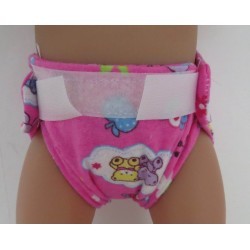 luier roze beer baby born 43cm