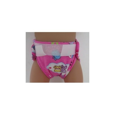 luier roze beer baby born 43cm