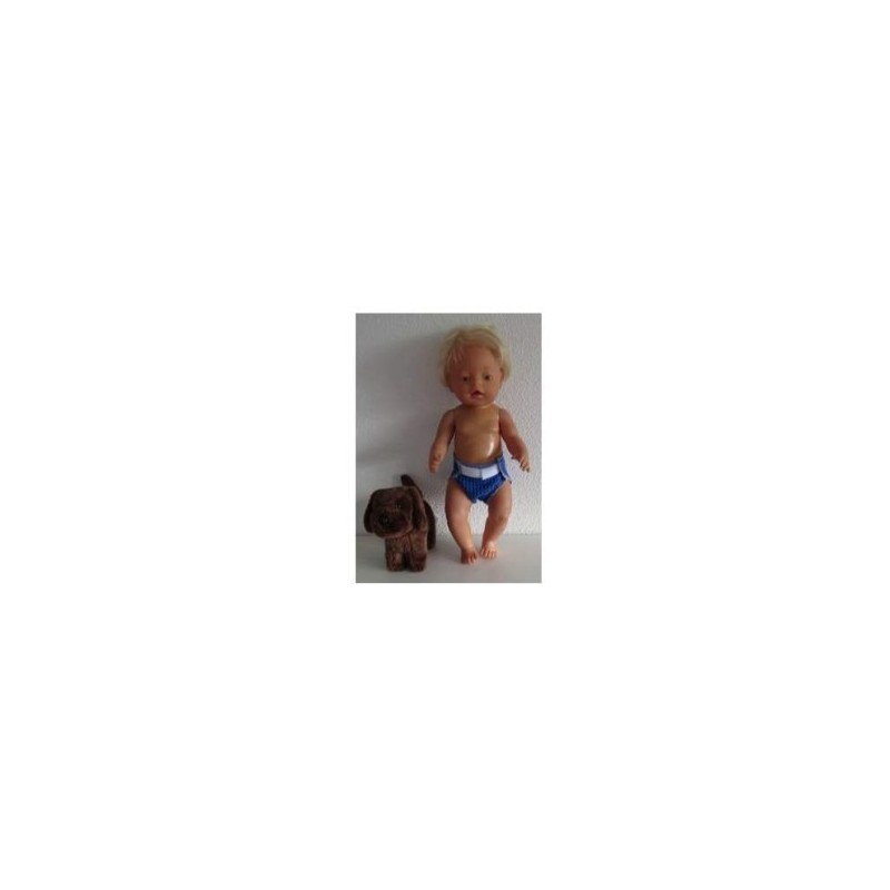 luier donker blauw baby born 43cm