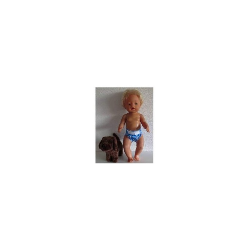 luier blauw hello kitty baby born 43cm
