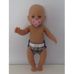 luier blauw piraten baby born 43cm